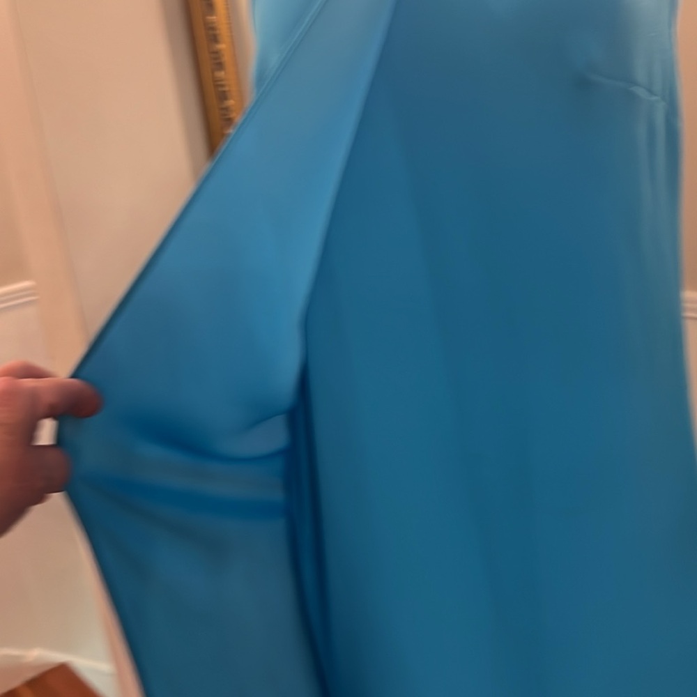 Trina Turk Blue Four Corners Dress. Size 2. Like new - Picture 6 of 11
